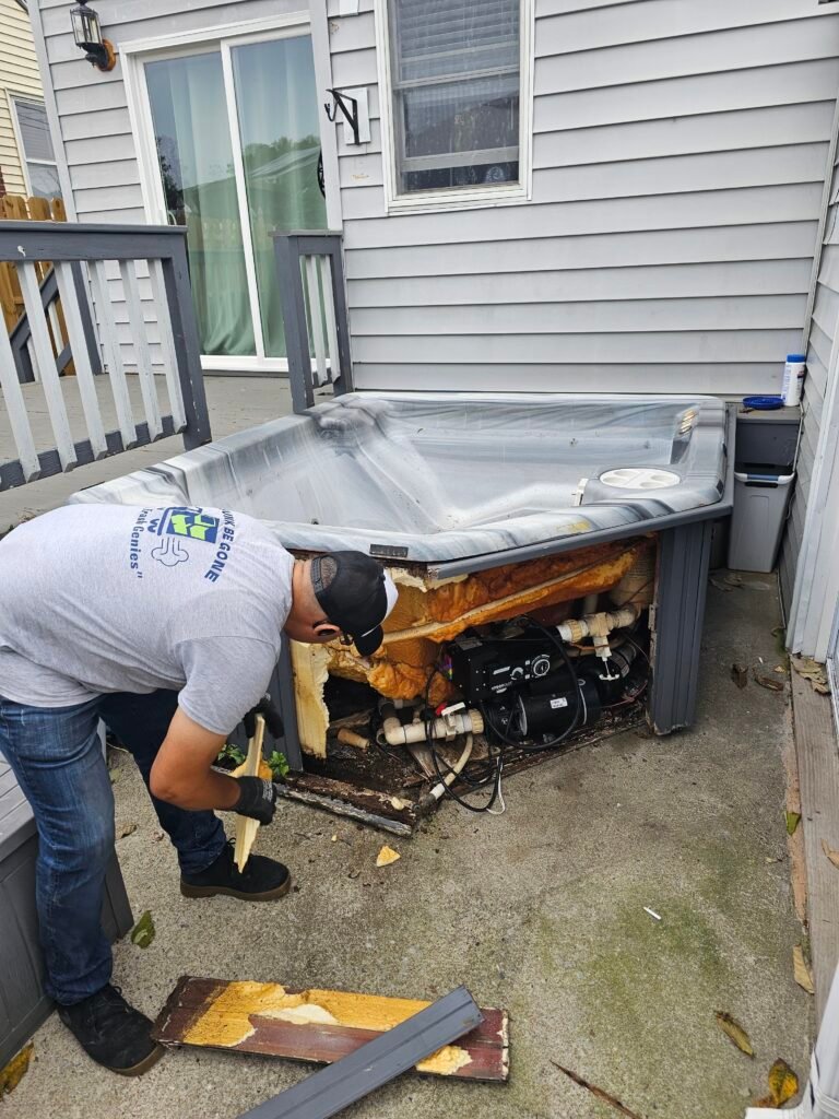 same day hot tub removal